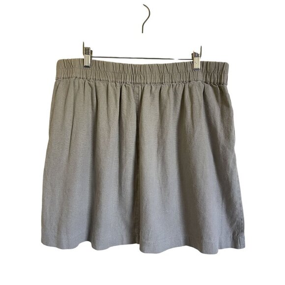 LOFT Outlet Size Large Tan Brushed Cotton Skirt - Picture 2 of 9